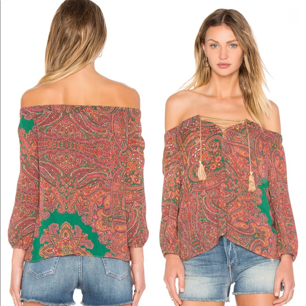 Lina and Dot Peasant Top